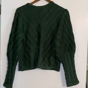 Dark green sweater